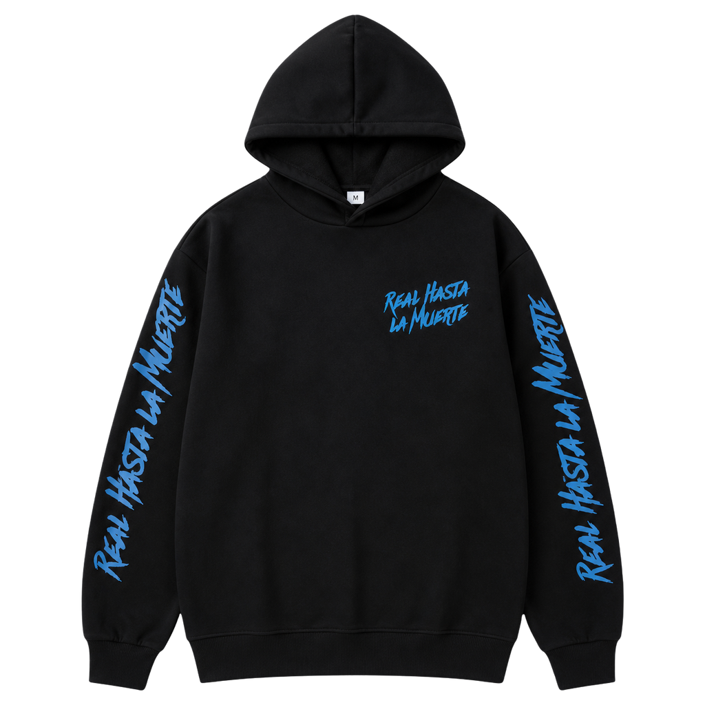 Sudadera Classic RHLM- Black/Sky Blue